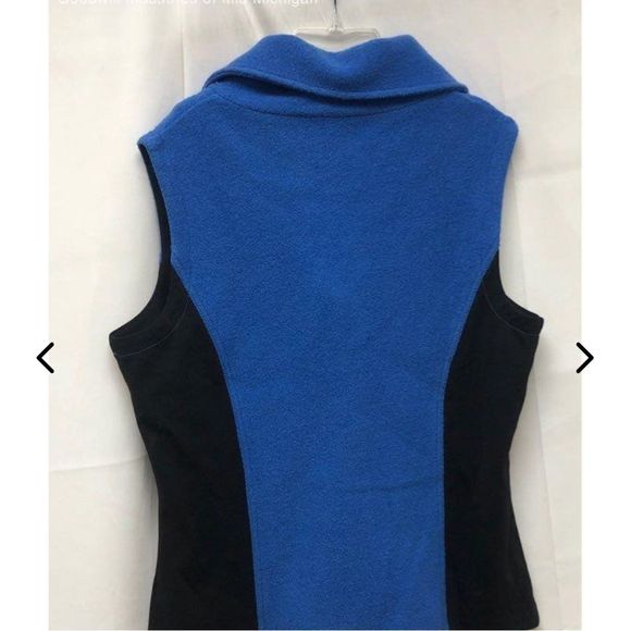 Icelandic Design Royal Blue and Black  Wool Vest - Size L - Picture 4 of 6